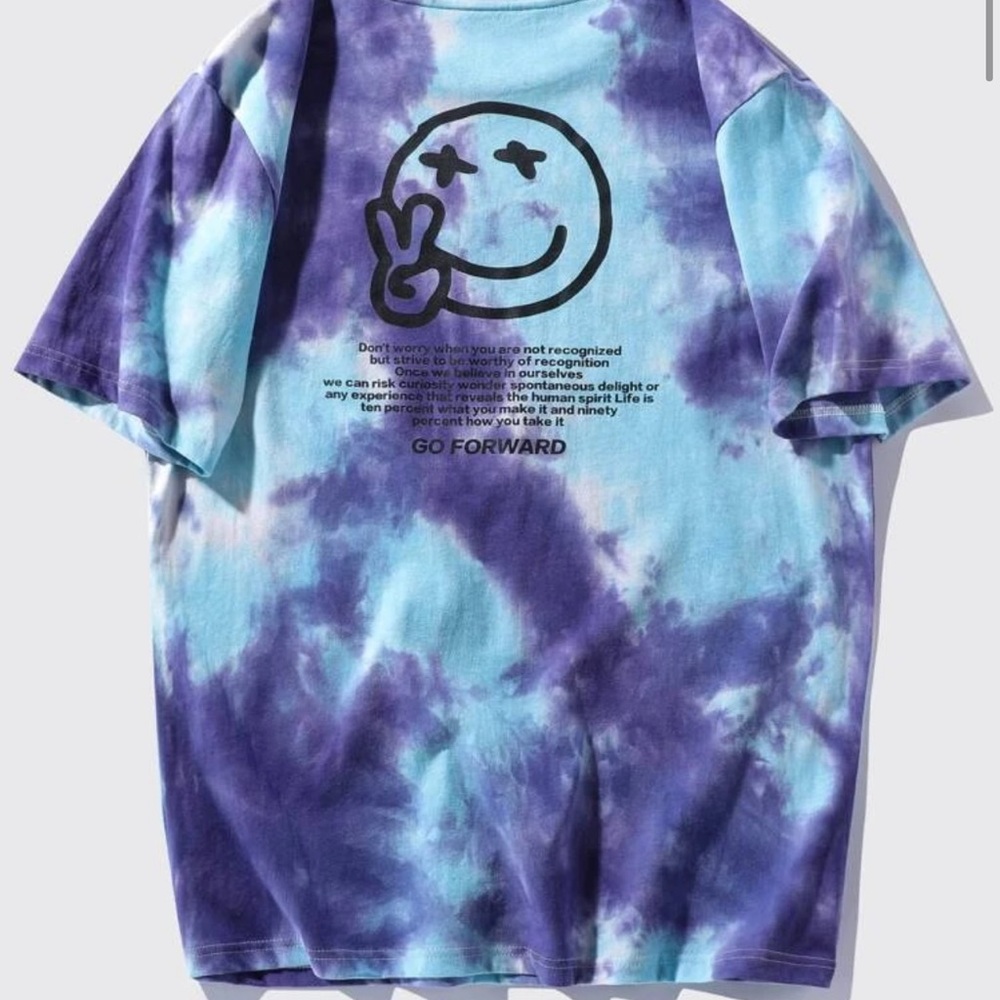 Blue and Purple Men’s Tye-Dye